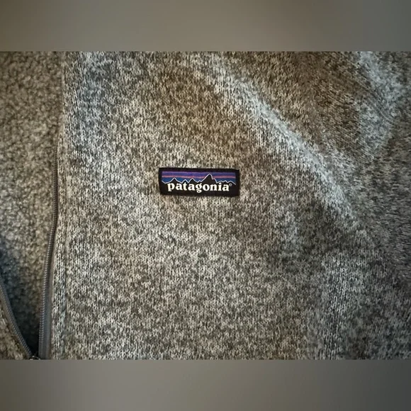 SOLD ON XPOST Like 🆕 Patagonia Women's 1/4 Gray/Birch White Better Sweater. XL. - Picture 3 of 10